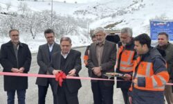 بهره‌برداری از پروژه ۸ کیلومتری روکش آسفالت محور تویسرکان–خیرآباد با اعتبار ۲۰ میلیارد تومان