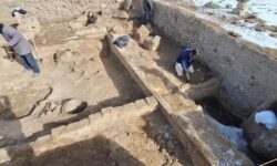 پایان نخستین فصل کاوش تپه باستانی بوزنجرد قهاوند