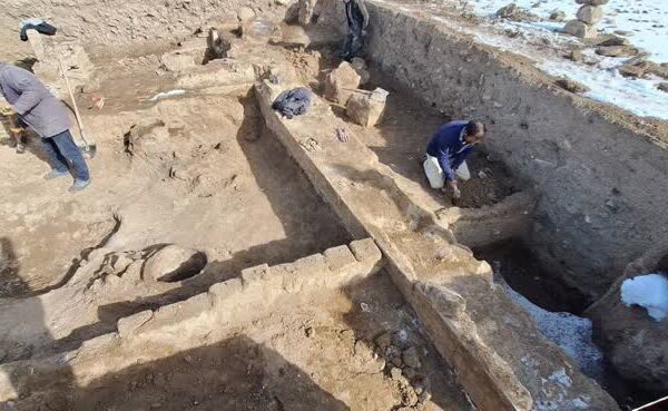 پایان نخستین فصل کاوش تپه باستانی بوزنجرد قهاوند