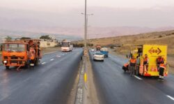 اجرای ۳۲۰۰ کیلومتر خط‌کشی در راه‌های همدان
