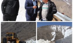 بازدید مدیرکل راهداری همدان از روند برف‌روبی و بازگشایی محور کوهستانی گنجنامه–تویسرکان