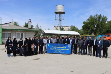 بازدید مدیران روابط عمومی دستگاه‌های اجرایی استان همدان از شرکت سیم و کابل همدان