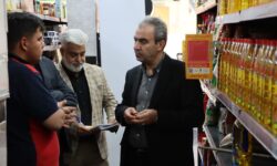 بازدید سرزده مدیرکل صمت استان از فروشگاه‌های زنجیره‌ای همدان