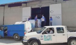 اهدای ۲۴ مخزن ذخیره آب توسط جمعیت هلال احمر به روستاهای اسدآباد 