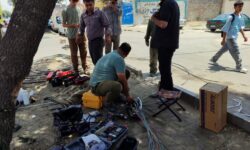 تلاش بی‌وقفه کارکنان مخابرات منطقه همدان برای رفع اختلال ناشی از تخریب و سرقت فیبر نوری