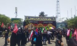 خدمت‌رسانی شهرداری همدان به زائران مراسم تشییع با استقرار موکب خدام‌الزهرا(س)