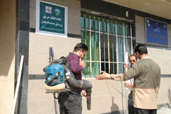 افتتاح ششمین خانه اطفای حریق شهرستان همدان در روستای چشمه‌قصابان