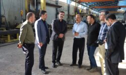 بازدید شهردار همدان از مجموعه صنعتی پولاد صنعت هگمتانه